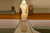 Σαντορίνη: Για πρώτη φορά εκτίθεται στο κοινό το άγαλμα της Κόρης της Θήρας