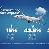 SKY express: Αύξηση 15% της επιβατικής κίνησης το α' τρίμηνο του 2024